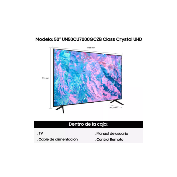 Smart TV LED Samsung 50” UN55CU7000G - Image 2